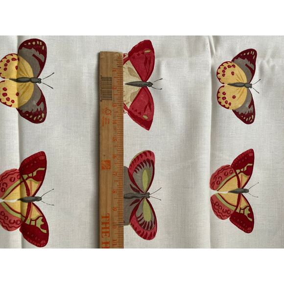 Osborne & little "Painted Lady" printed in England fabric vintage - Picture 3 of 4